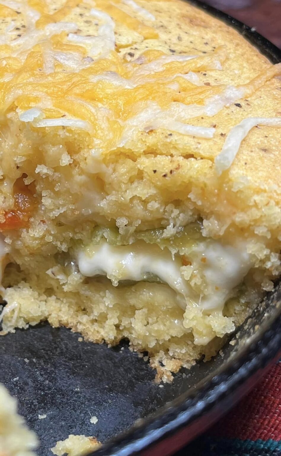 Chiles Rellenos Cornbread - RECIPES